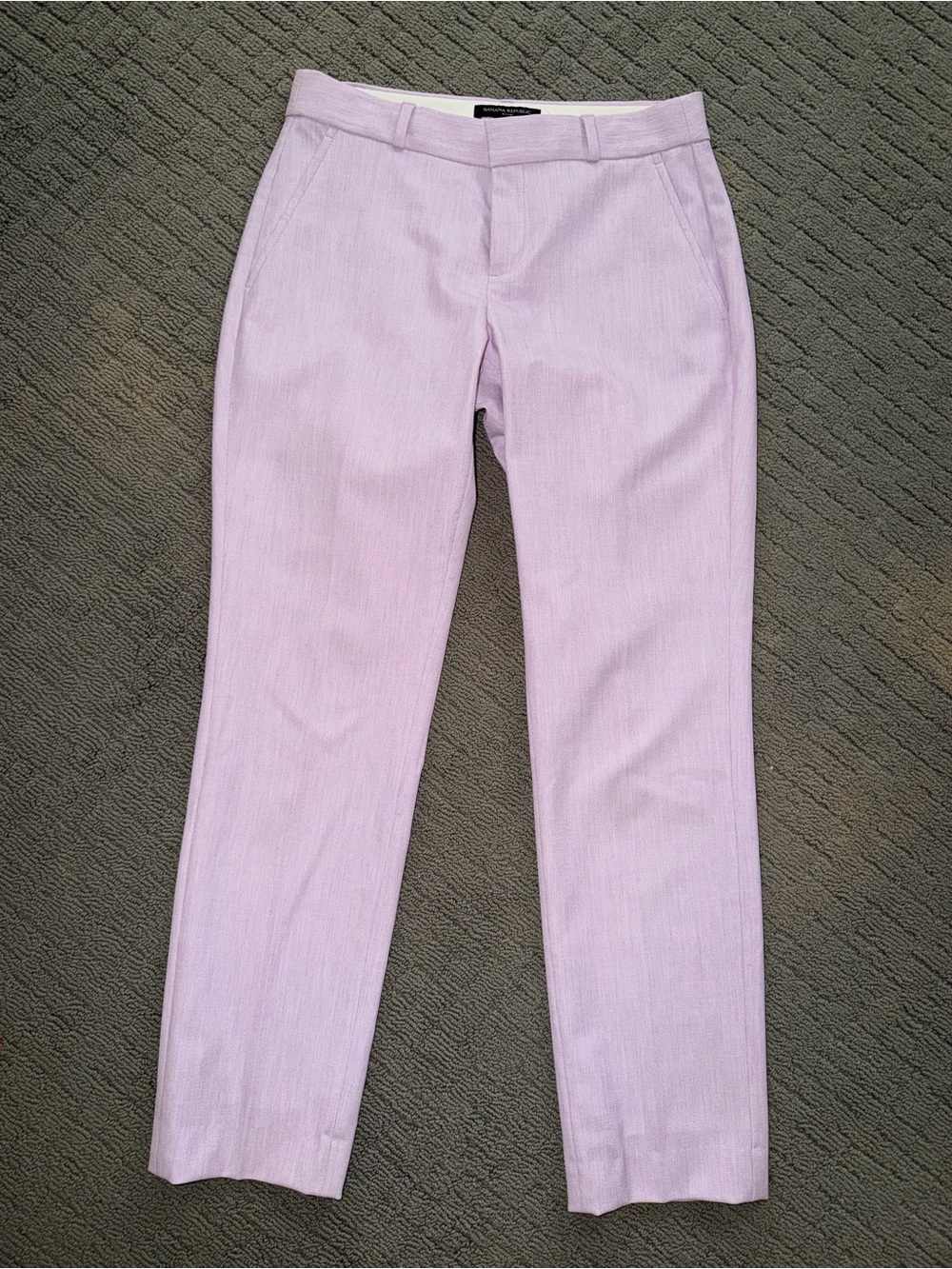 Banana Republic Lavender Straight Leg Ryan Dress Pants Size 0